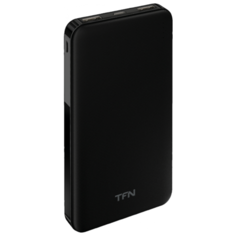 Аккумулятор TFN Slim Duo 10000 мАч, черный, коробка