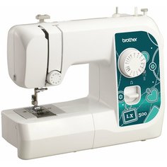 Швейная машина Brother LX-500, бело-зеленый