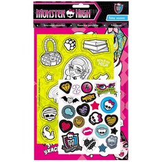 РОСМЭН Раскраска и наклейки. Monster High.