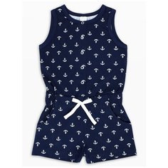 Полукомбинезон Веселый Малыш 353/172 размер 110, темно-синий