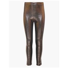 Леггинсы Nota Bene размер 158, бронзовый/черный