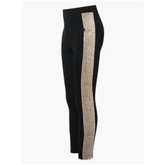 Леггинсы Nota Bene размер 134, черный/золотистый