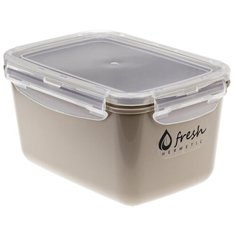 IDEA (М-Пластика) Контейнер Фреш 1.3 л, 12x18 см, капучино