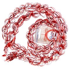 Гирлянда Феникс Present новогодняя 150 х 4 см, красный