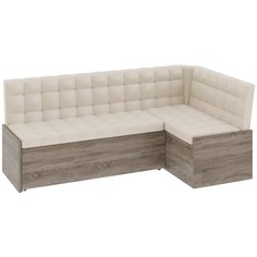 Угловой диван ТриЯ Форест угол: универсальное, размер: 194х114 см, спальное место: 175х84 см, обивка: искусственная кожа, бежевый Triya