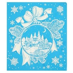 Украшение декоративное Magic Time Таинственный лес 15.5 х 17.5 см, белый