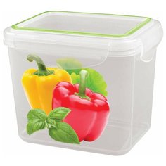 Phibo Контейнер Super Lock для холодильника и микроволновой печи с декором 0,9л, 13.5x10.5 см, декор