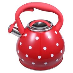 Bekker Чайник со свистком BK-S622 3 л, красный