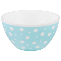 Салатник "Горошек", 0,5 литра, бело-голубой Alternativa