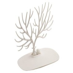 Кольцедержатель "Дерево с оленем", большой, белый Эврика