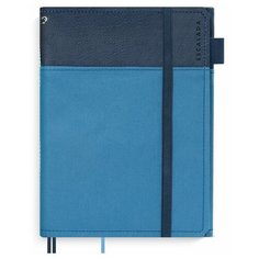 Бизнес-органайзер "Наппа темно-синий", 190x232 мм Escalada