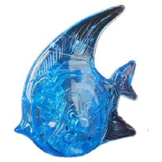 Головоломка 3D "Рыбка", цвет: синий, 19 деталей Eureka