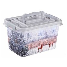 Контейнер "Зима", прямоугольный, 4 л Alternativa