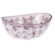 Салатник овальный "Виктория", 2,8 л, цвет: серый Alternativa