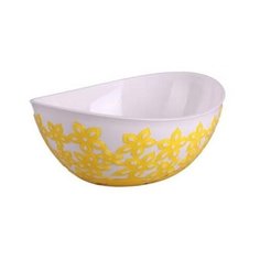 Салатник "Виктория", 2,8 л, овальный, желтый Alternativa