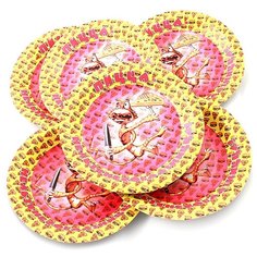 Набор тарелок N 15 "Пицца", 6 штук, 190 мм Эврика