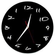 Античасы "Классика черная", стеклянные Эврика