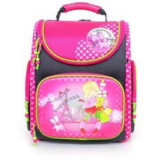 Ранец "Ladies hapiness", розово-черный Hummingbird