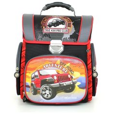 Ранец "Off-Road Adventure", серо-красный Hummingbird