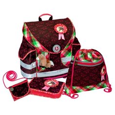 Школьный ранец "Ergo Style plus. Пфердефронде. Pferdefreunde", с наполнением Spiegelburg