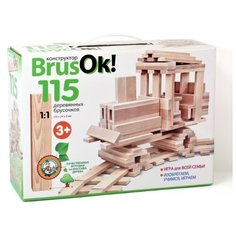 Конструктор деревянный "BrusOк!", 115 элементов Десятое королевство