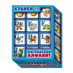 Кубики выдувные с бортиком "Английский" Десятое королевство
