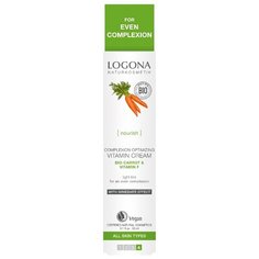 Витаминный крем для улучшения цвета лица "Logona", с био-морковью и витамином F, 30 мл
