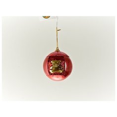 Украшение подвесное Monte Christmas "Золотой мишка" (диаметр: 8 см)