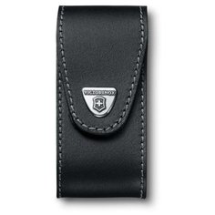 Чехол на ремень "Victorinox Jumbo", для ножа WorkChamp XL (0.9064.XL), кожаный, черный