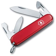 Victorinox. Нож перочинный "Recruit", 10 функций, 84 мм, красный