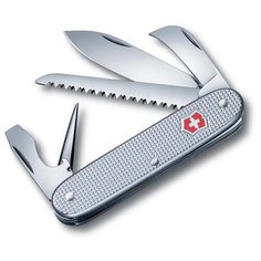 Victorinox. Нож перочинный "Pioneer", 7 функций, 93 мм, алюминиевая рукоять, серебристый