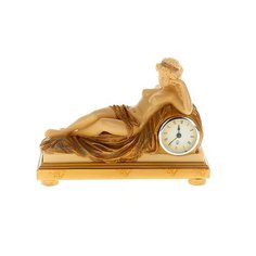 Часы настольные "Юная дева" 27,5x10,5x20 см (полистоун) Art House