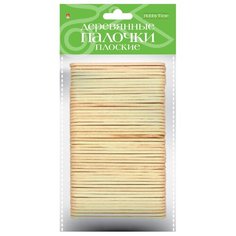 Деревянные палочки, плоские, 6,5 см (50 штук) Альт