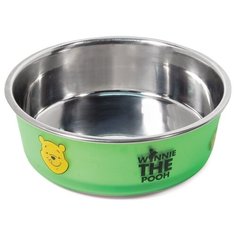 Миска металлическая Triol Disney "Winnie the Pooh", на резинке, 240 мл