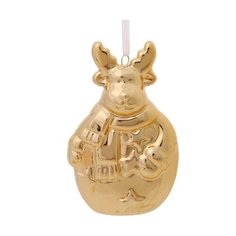 Украшение елочное "Золотой олень", 8,5x5,5x1,5 см Феникс Present