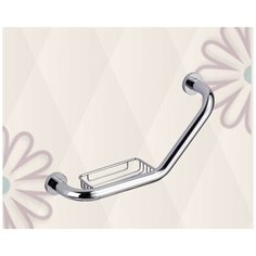 Поручень с мыльницей "Solinne 11425", L-образный