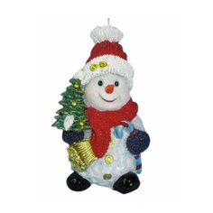Новогодняя свеча "Снеговик" Snowmen