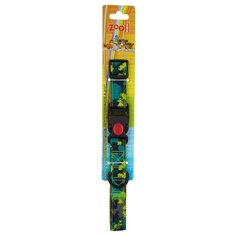 Ошейник с пряжкой фастекс-фиксатор 25 мм x 50 см "Модерн", цвет: зелёный Zoo One