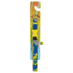 Ошейник с пластиковой косточкой 15 мм x 40 см "Аква", цвет: жёлтый Zoo One