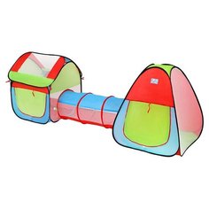 Палатка JIAN HONG Комплекс с домиком и туннелем A999-145, трехцветный