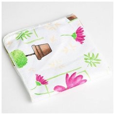 Салфетка для уборки "Magic Price" 14МР-025/1 "Гербарий", 30х35 см