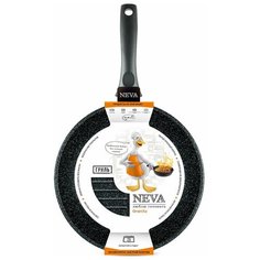Сковорода-гриль Neva Granite NG0224 литая, 24см, черный Нева