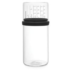Стеклянная банка с мерным стаканом, 1 литр (арт. 290282) Brabantia