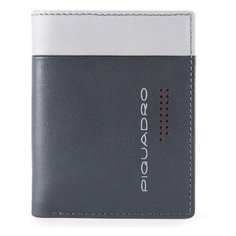 Кошелек мужской Piquadro "Urban", черный, серый, арт. PU3244UB00R/GRN