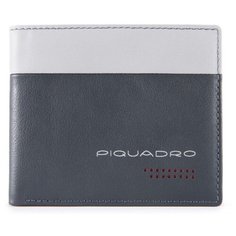Кошелек мужской Piquadro "Urban", черный, серый, арт. PU4823UB00R/GRN