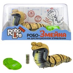 Интерактивная игрушка 1Toy Робо-Змейка, на ИК-пульте, песочная (Т18751)