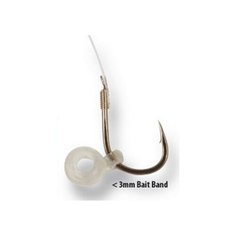 Крючок одноподдёвный с поводком Gamakatsu "BKS-G1-103 Bait Band", №10/018 (6 штук)