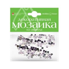Мозаика декоративная из акрила, цвет сиреневый, 4x4 мм, 200 штук Альт