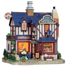 Фигурка LEMAX Магазин чая и булочек 17.9 х 19.8 х 14.3 см синий/бежевый