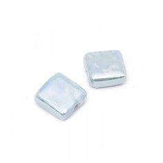 Бусины керамические Tesoro, арт. TS-344, голубой, 2 штуки